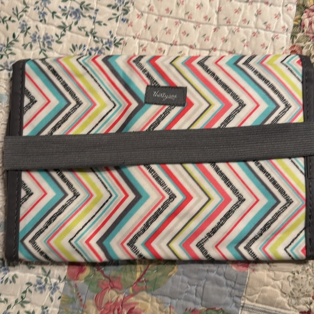 Thirty-one Pen Pencil Tablet Holder NWOT Elastic Closure Multi Colored - Picture 10 of 13